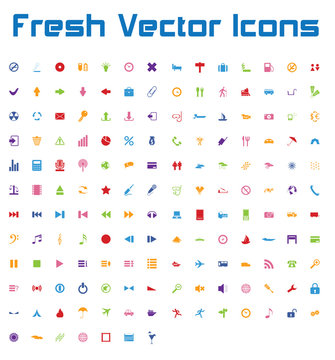 Fresh Vector Icons (simple version)