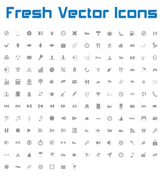 Fresh Vector Icons (dark version)
