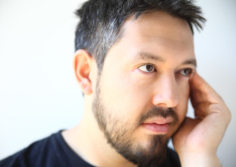 Obraz premium young man thinking