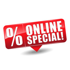 Online Special! Button, Icon