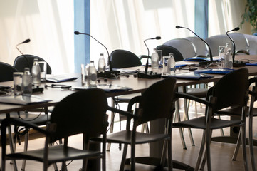 empty conference room