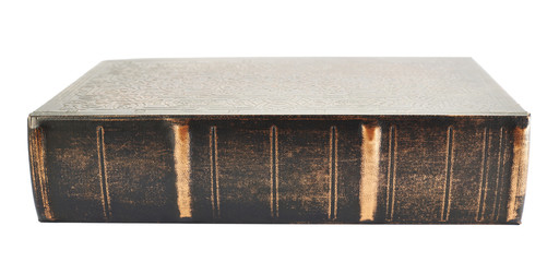 Old wooden cover book