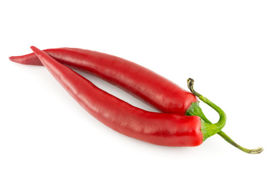 Chili pepper  isolated on white background