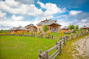 Etno eko village Vrane&scaron;a on Zlatar mountain, Srbija.