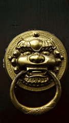 antique oriental door knocker
