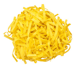 Pasta italiana, tagliatelle all'uovo