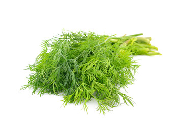 Dill isolated on white