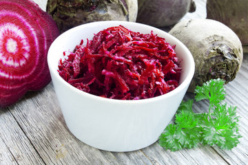 Grated beet