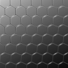 Glass vector geometric background