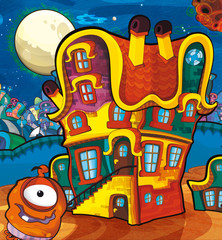 Fototapeta premium The aliens subject - ufo