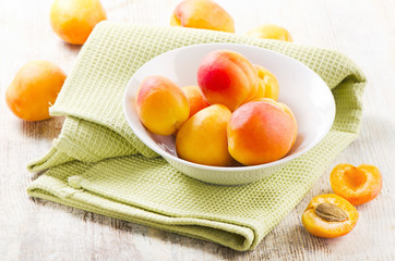 Fresh apricots