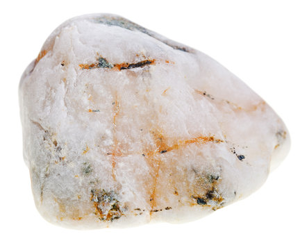 white marble pebble stone