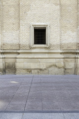 Old wall with window