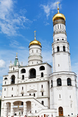 Fototapeta na wymiar ivan the great bell tower in Moscow Kremlin