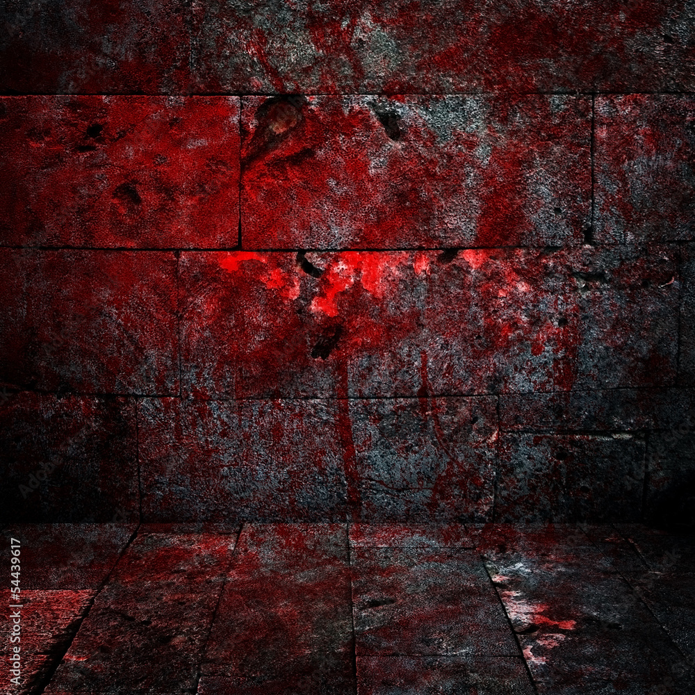 Canvas Prints bloody interior background