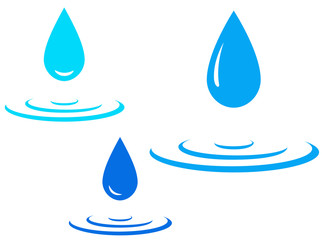 water splash and drop