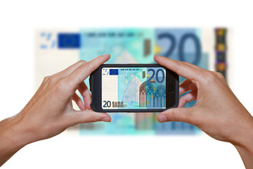20 Euroschein -  e-business
