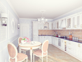 kitchen interior (3d)