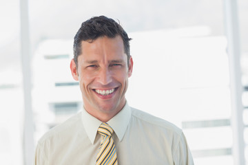 Fototapeta premium Smiling businessman