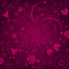 Vintage floral background