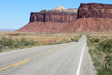 Road in Utah, USA - Canoynlands National Park