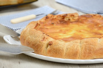 Fetta di torta ripiena