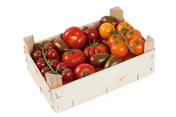 kiste mit tomaten