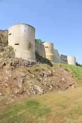 Fototapeta na wymiar Les remparts Château de Falaise