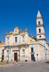 Fototapeta na wymiar Kościół Carmine. Cerignola. Apulia. Włochy.