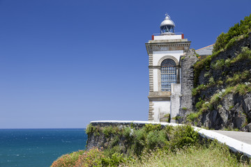 Antiguo faro de Luarca.Asturias.