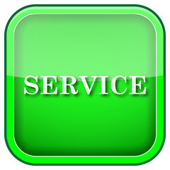 Green square shiny icon