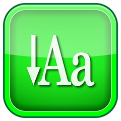 Green square shiny icon