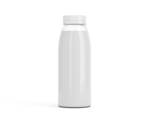 Flasche aus Plastik weiß