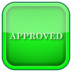 Green square shiny icon