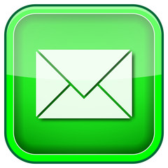 Green square shiny icon