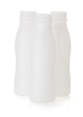 plastic bottle on white