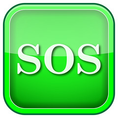 Green square shiny icon