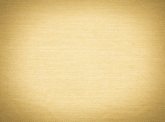 Woven grunge yellow fabric texture