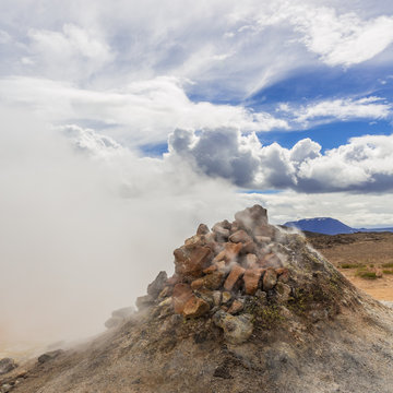 Fumarole, N&aacute;maskar&eth;, Iceland