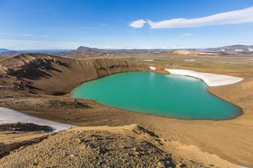 View from Víti-crater towards Krafla area, Iceland © A. Karnholz