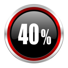 40 percent icon