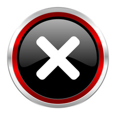 Fototapeta premium cancel icon