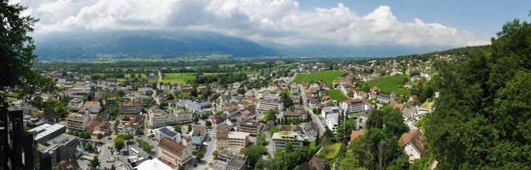 Fototapeta na wymiar Vaduz - the capital of Liechstein