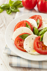 Homemade Organic Caprese Salad