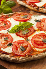 Organic Homemade Margarita Pizza