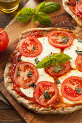 Organic Homemade Margarita Pizza