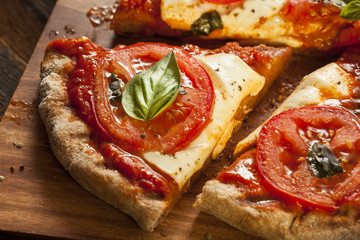 Organic Homemade Margarita Pizza