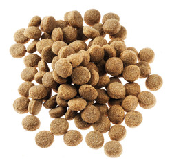 Isolated Dog Food - Top View