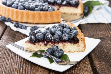 Homemade Blueberry Tart