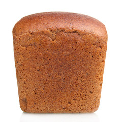 delicious ​​rye bread isolated on white